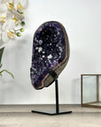 Premium Quality Natural Amethyst Geode with Metal Stand - MWS2784