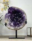 A Grade Amethyst Crystal Cluster with Large Deep Purple Crystals - MWS2032
