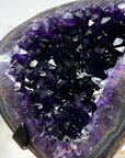 AAA Natural Amethyst Cave with Agate Shell - MWS1474
