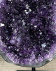 Large Natural Amethyst Geode With Metal Stand from Uruguay - MWS2790