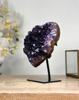 Deep Purple Uruguayan Amethyst Heart Carving - HST0242