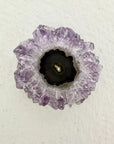 Genuine Amethyst & Green Jasper Stalactite Slices Flat - Perfect for Crafting Unique Jewelry - STS0045