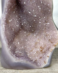 Natural Amethyst, Agate & Jasper Art Statement Piece for Home Decor - CBP1392