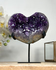 A grade Natural Amethyst Stone heart - HST0276