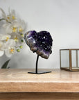 AAA Grade Natural Amethyst Heart Carving - Perfect Gift - HST0240