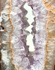 Quartz & Amethyst Portal with Metal Stand - MWS2113