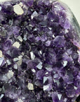 Uruguayan Amethyst Geode with Beautiful Calcite Formations - MWS1846