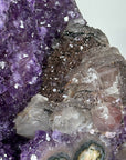XXL Natural Amethyst Cathedral with Calcite Crystals - CBP1080