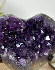 A grade Natural Amethyst Stone heart - HST0276