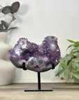 Natural Amethyst Stalactite Formation on Stand - MWS3237