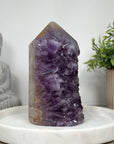 Deep Purple Natural Large Stone Tower - STP0165