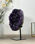 Deep Purple Natural Amethyst Geode with Stand - MWS2588