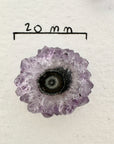 Genuine Amethyst & Agate Stalactite Slices Flat - Perfect for Crafting Unique Jewelry - STS0062