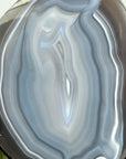Outstanding Natural Blue Banded Agate Slice - MWS2138