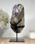 Natural Amethyst Geode with Beautiful Calcite Formation - MWS1350