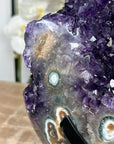 Deep Purple A Grade Natural Amethyst Crystal Cluster - MWS1650