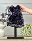 Top Quality Natural Amethyt Geode Statemen Piece - MWS3146