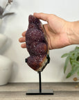 Natural Red Amethyst & Jasper Crystal for Decor - MWS3233