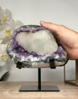 Amethyst Geode with Calcite Specimen - MWS1790