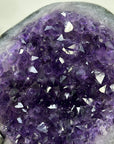 Amethyst Geode on Metal Stand with Unique Shinny Crystals - MWS3312