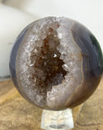 Agate & Quartz Druzy Sphere Geode - SPH0221