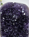 A+ Grade Natural Amethyst Formation with Blue Agate Shell - MWS1883