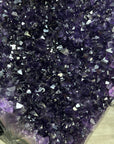 Top Grade Uruguayan Amethyst Geode, Metallic Stand Included - MWS2457