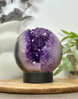 Top Grade Uruguayan Amethyst Agate Large Sphere Geode - SPH0167