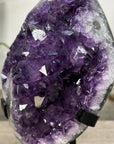 Amethyst Crystal Cluster Geode with Quartz Shell - MWS2636