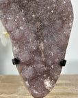 Pink Tone Amethyst Specimen with Sugar Druzy Quartz Crystals on Top - MWS1376