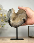 Natural Yellow Sugar Druzy Geode - MWS1890