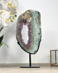 Unique Jasper & Amethyst Portal, Stand Included - MWS2325