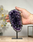 Beautiful Deep Purple Natural Amethyst Geode - MWS1809
