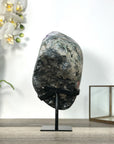 Large Amethyst Cluster on Metal Stand with Super Shinny Crystals - MWS2736