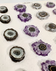 High-Quality Amethyst, Quartz & Jasper Stalactite Slices for Jewelers - Wholesale Bulk Pack - STS0058