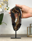 Natural Agate & Quartz Druzy Stone Portal - MWS2232
