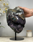 Unique Collector Grade Calcite Specimen on Amethyst Matrix - MWS0452