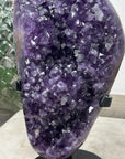 Beautiful Large Amethyst Cluster with Calcite Crystals Inclusions - AWS1408