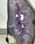 Natural Amethyst Geode Slice Portal with Stand - MWS1947