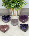 Mixed Minerals Hearts Set - MHLT0283
