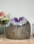 Outstanding Amethyst Geode Cave with Deep Purple A grade Crystals - CBP1078