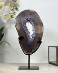 Unique Grey Agate & Amethyst Stone Portal - MWS1943