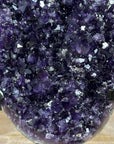 A+ Grade Natural Amethyst Crystal, Metalic Stand Included - MWS1891