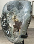 Rare Natural Quartz Druzy Geode with Hematite Formation - MWS2867