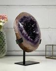 Large Natural Amethyst Geode with Multicolor Shell - MWS2446