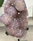 Amethyst Cluster full of Stalactite Formation on Metal Stand - MWS2882