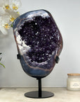 Beautiful Natural Large Amethyst & Blue Agate Crystal Specimen - MWS1454