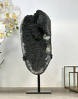 Unique Black Sugar Amethyst Geode - MWS2386