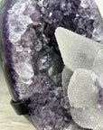 Unique Natural Amethyst Geode with Sugar Calcite Formations - MWS2259