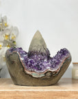 Unique Stunning Large Calcite & Amethyst Specimen, Collection Grade Piece - CBP1098
